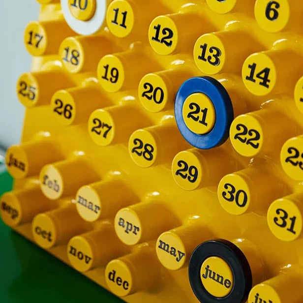 Retro Ring A Date Wall Mounted Calendar