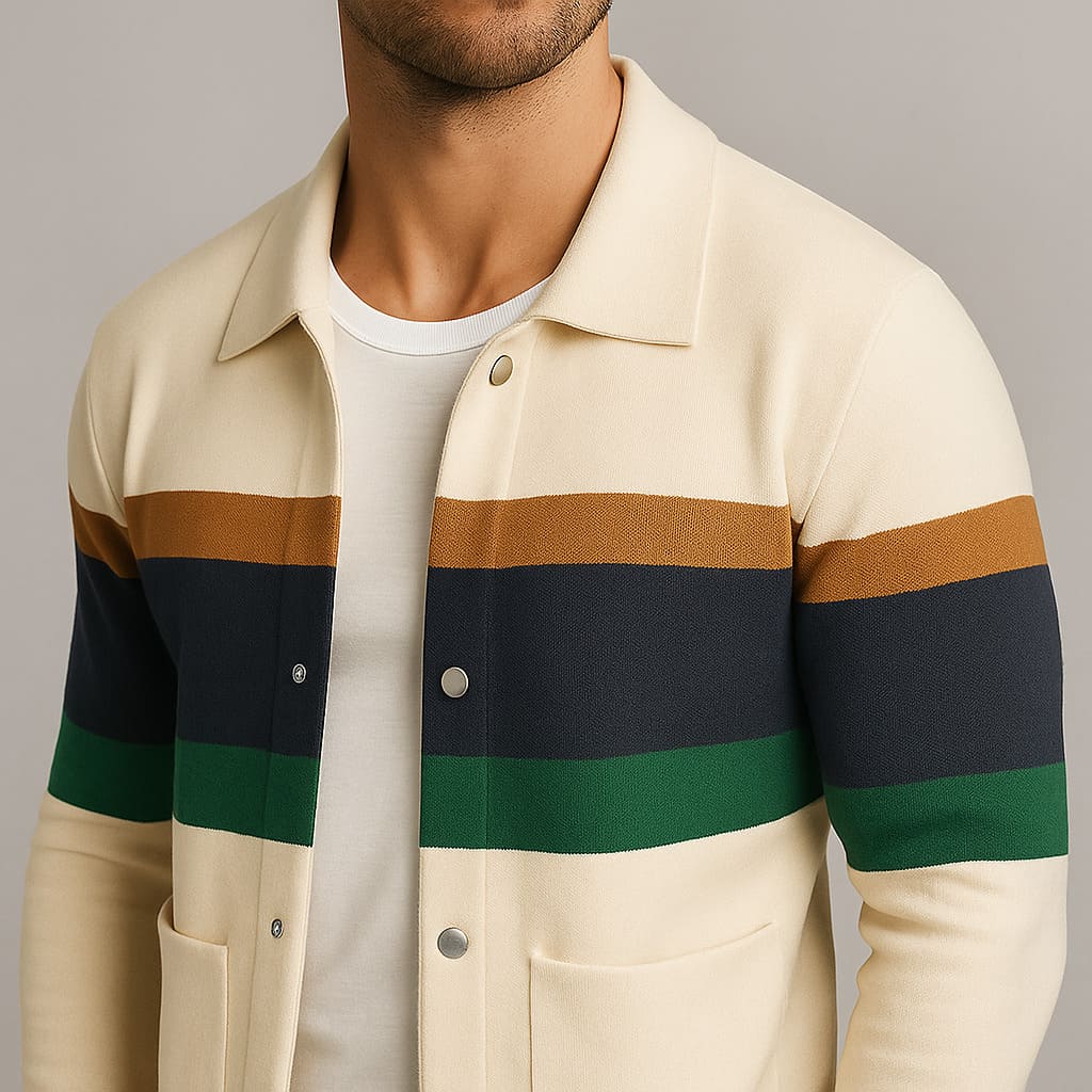 Harrison Stripe Cardigan