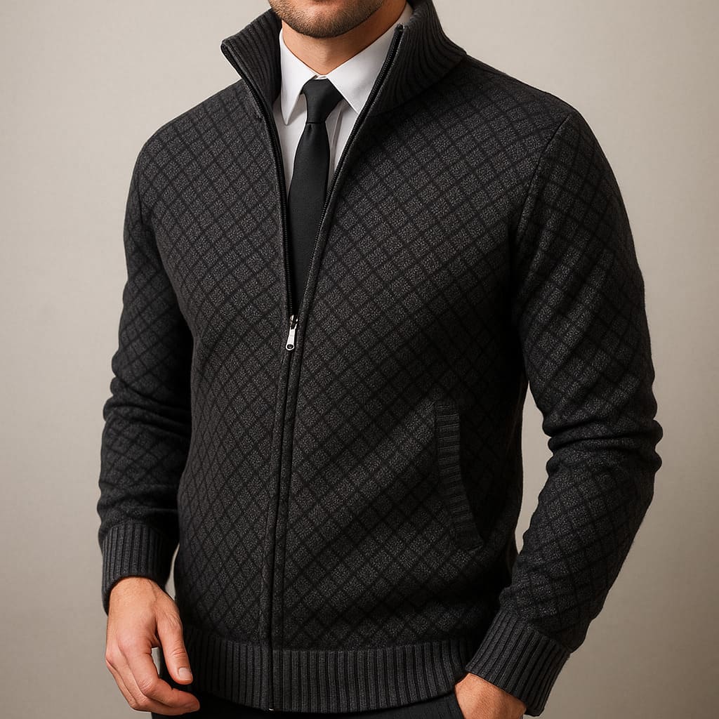 Harrow Knit Zip Sweater