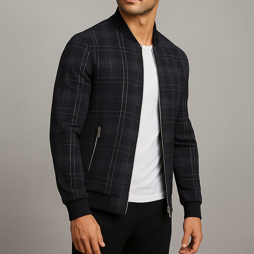 Hadley Tartan Bomber Jacket