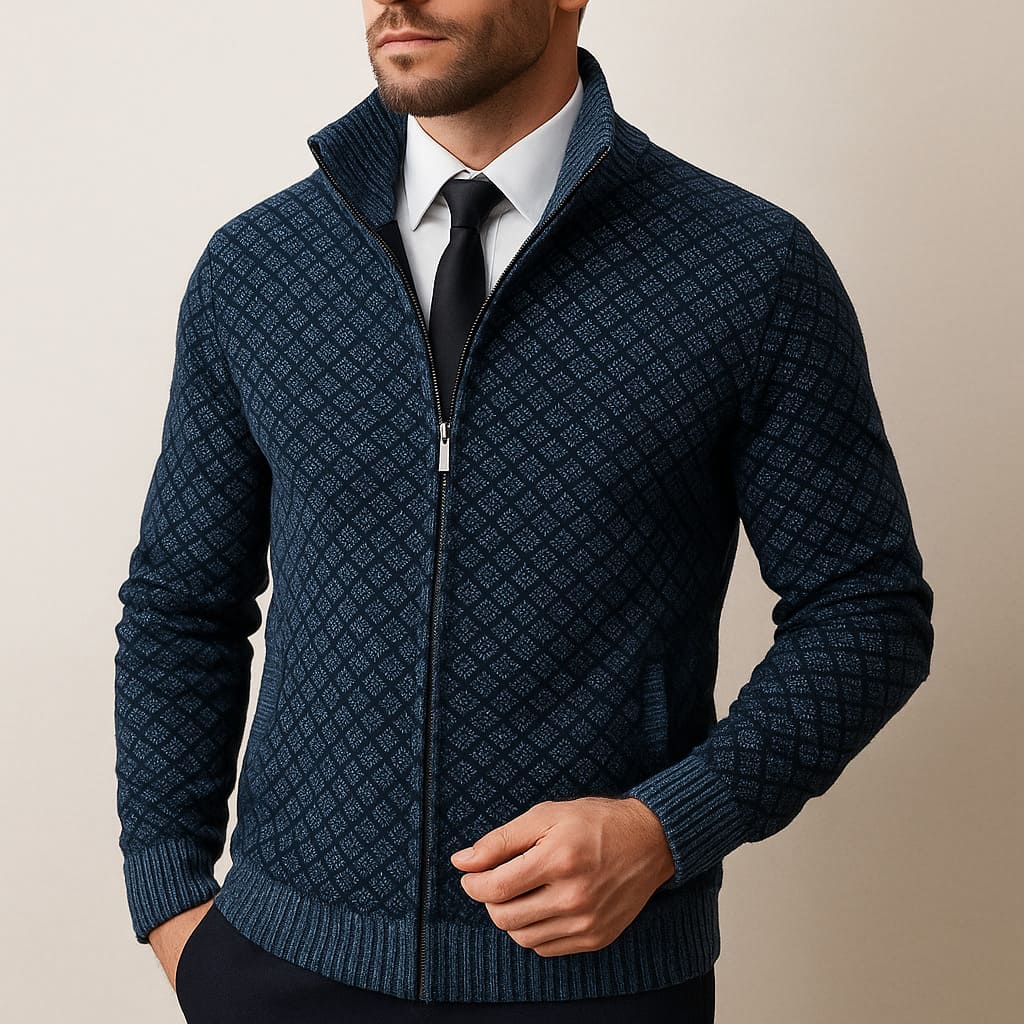 Harrow Knit Zip Sweater