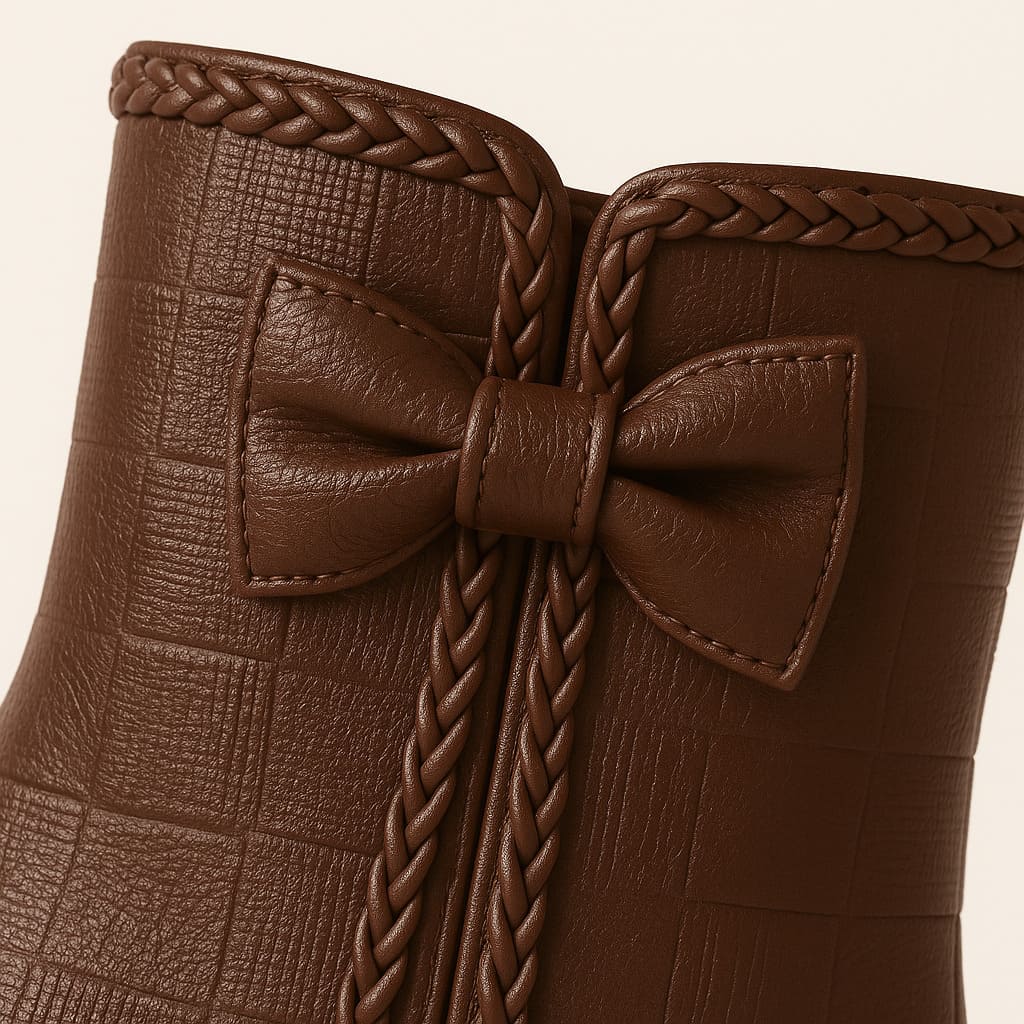 Siena Braided Zip Booties