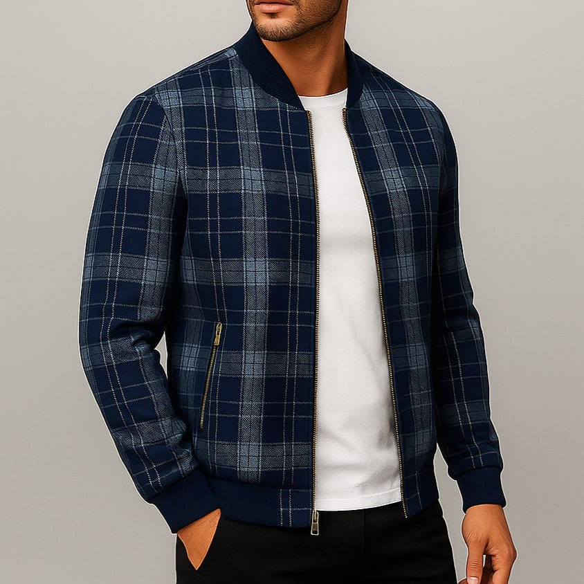Hadley Tartan Bomber Jacket