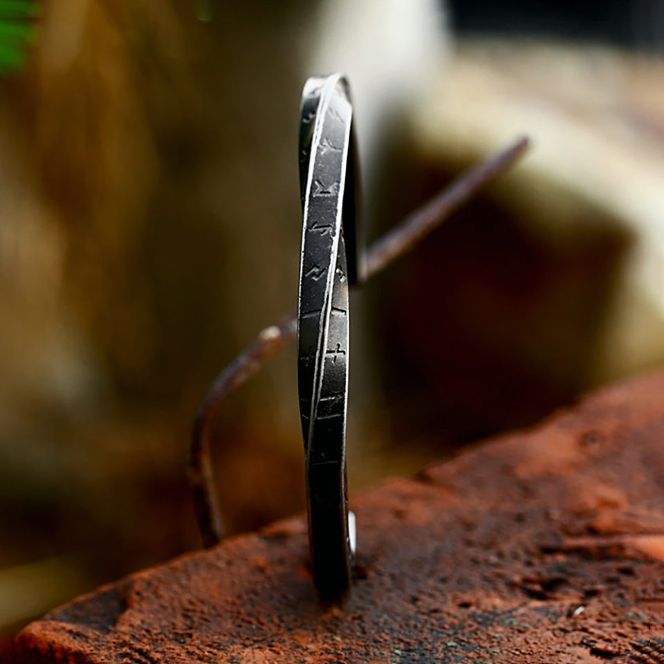 Runic Möbius Cuff