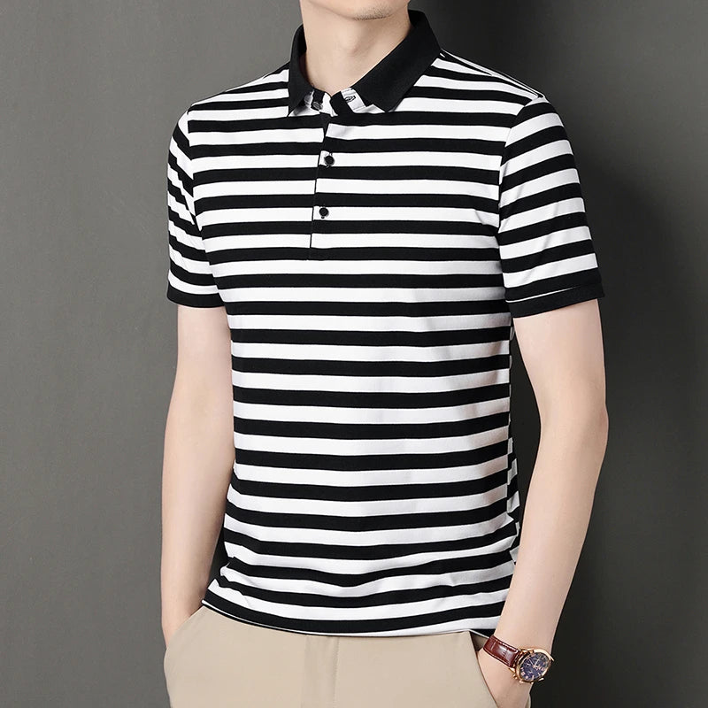 Lido Stripe Polo
