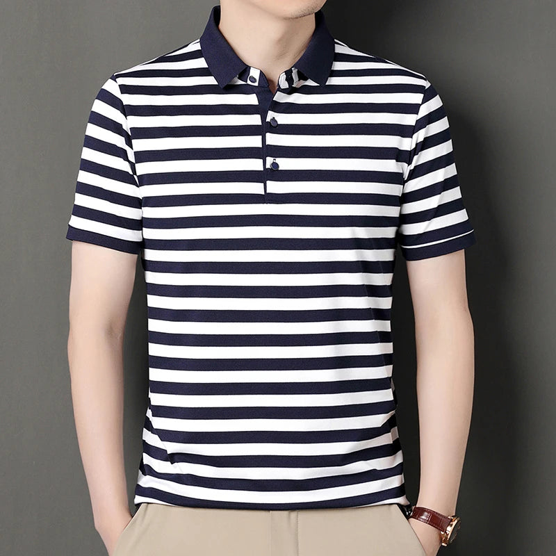Lido Stripe Polo