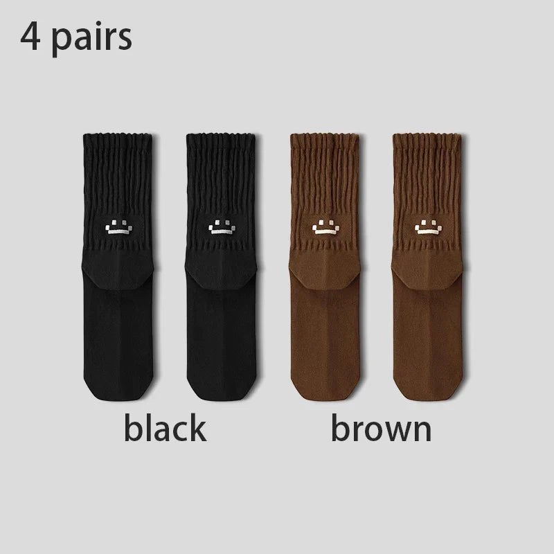 Smirk Club 4-Pack Crew Socks