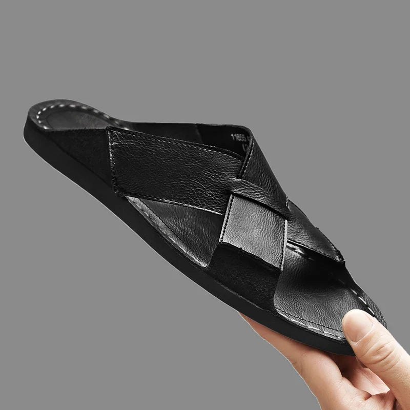 Atlas DC Genuine Leather Sandals: Ultimate Comfort, Style, and Durability for Men