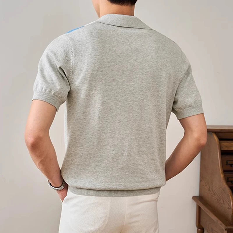V-Retro Knit Polo