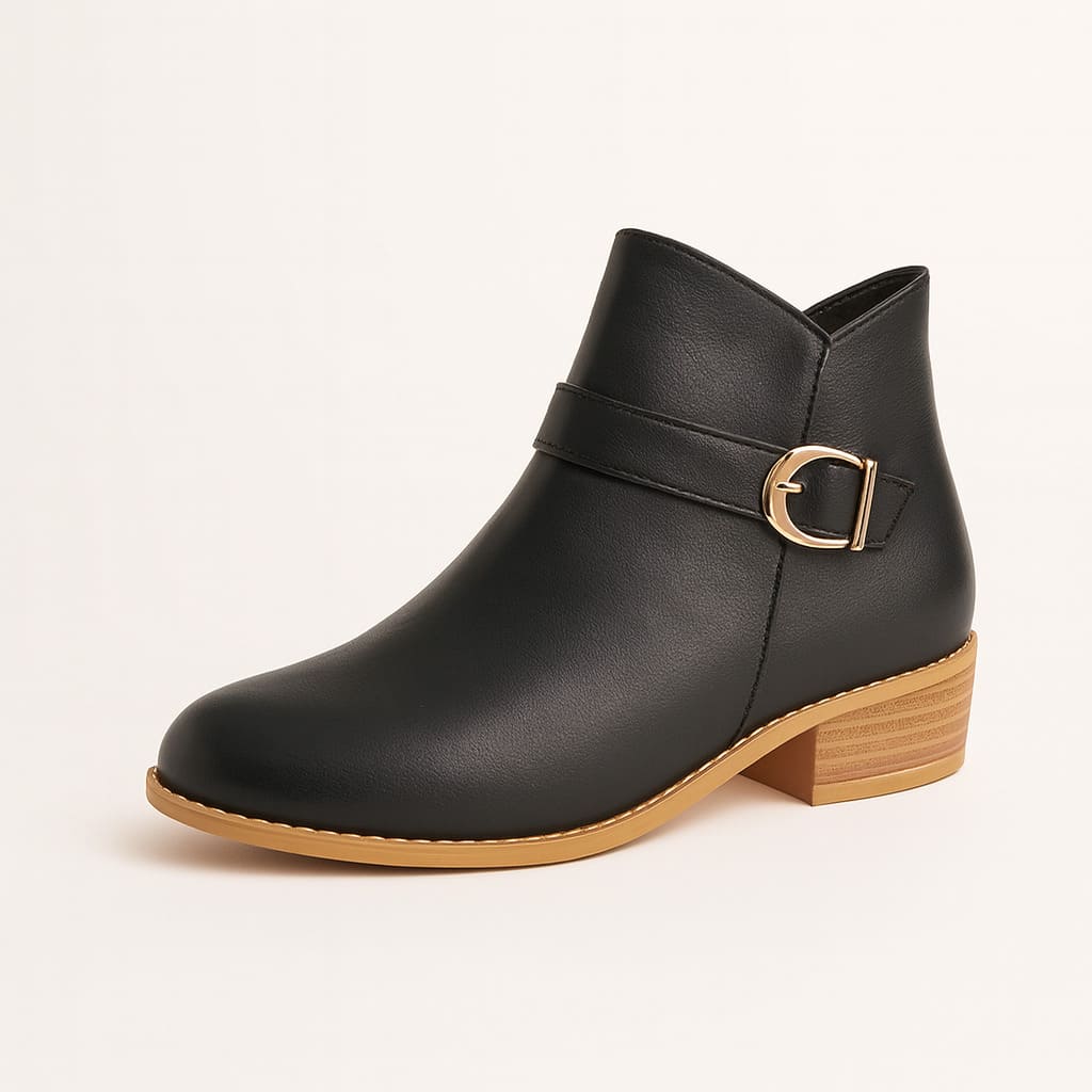 Arlena Side-Buckle Boots