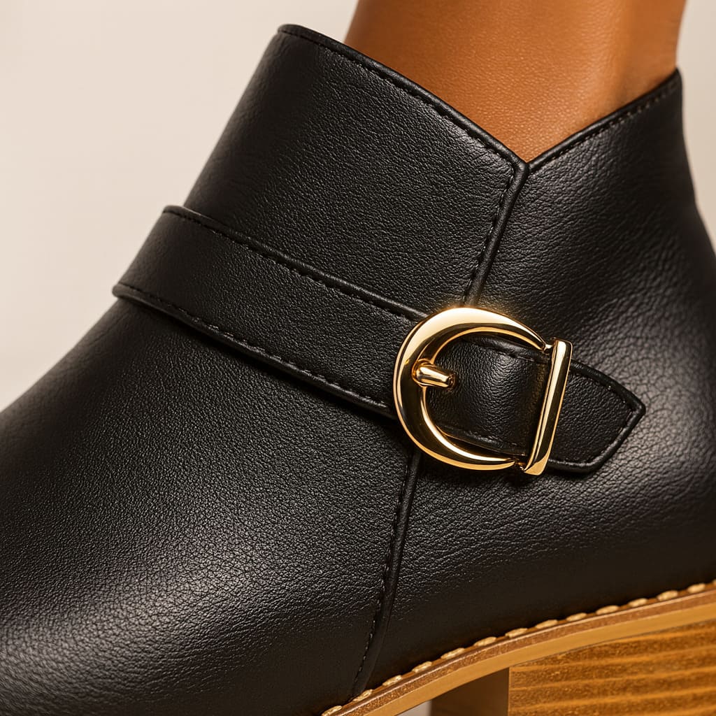 Arlena Side-Buckle Boots