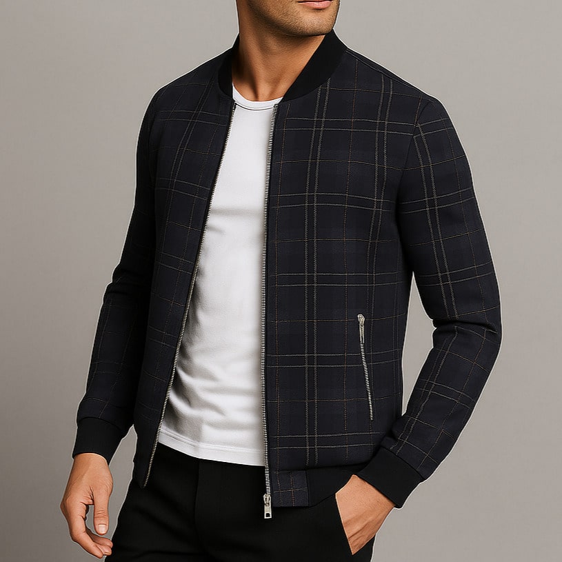 Hadley Tartan Bomber Jacket