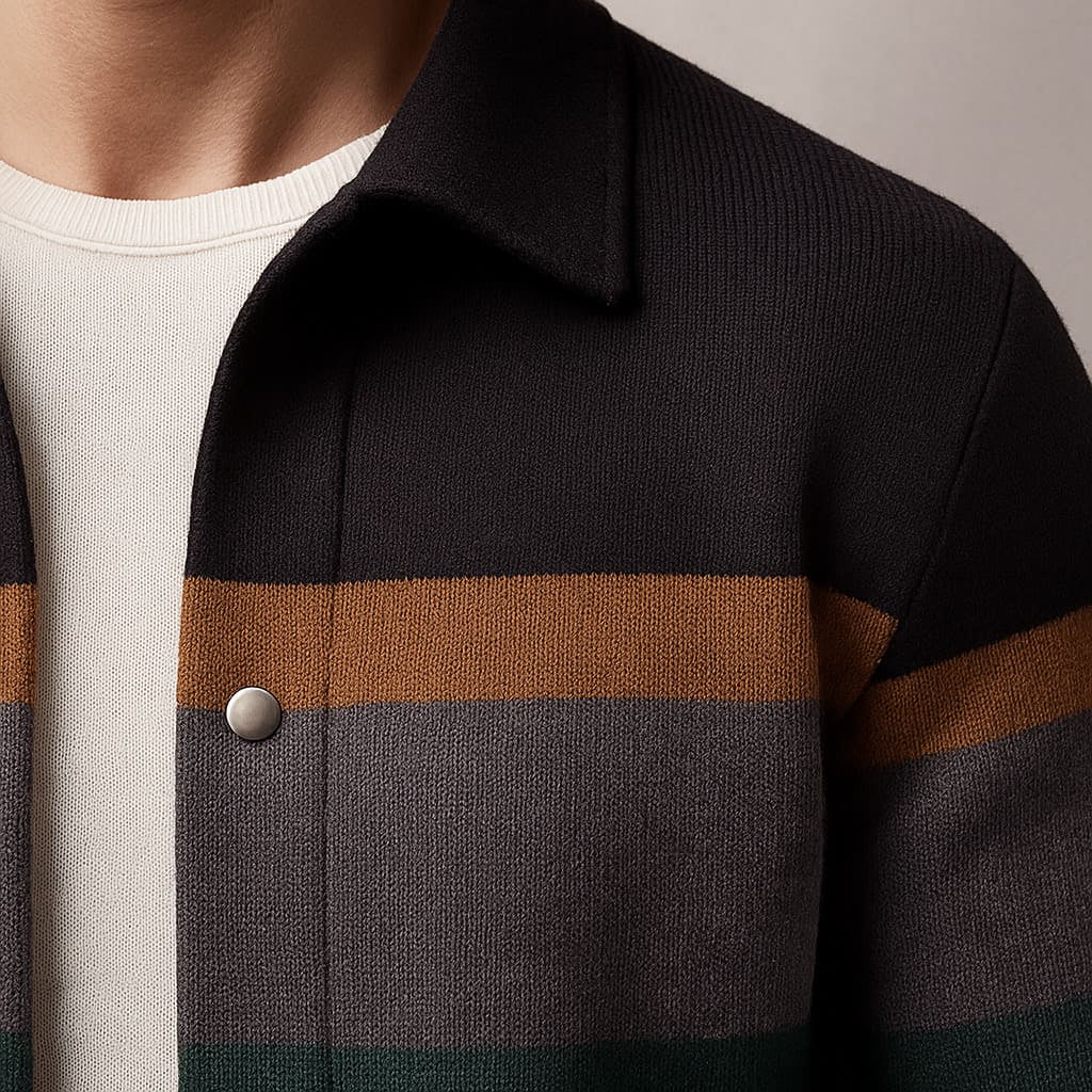 Harrison Stripe Cardigan