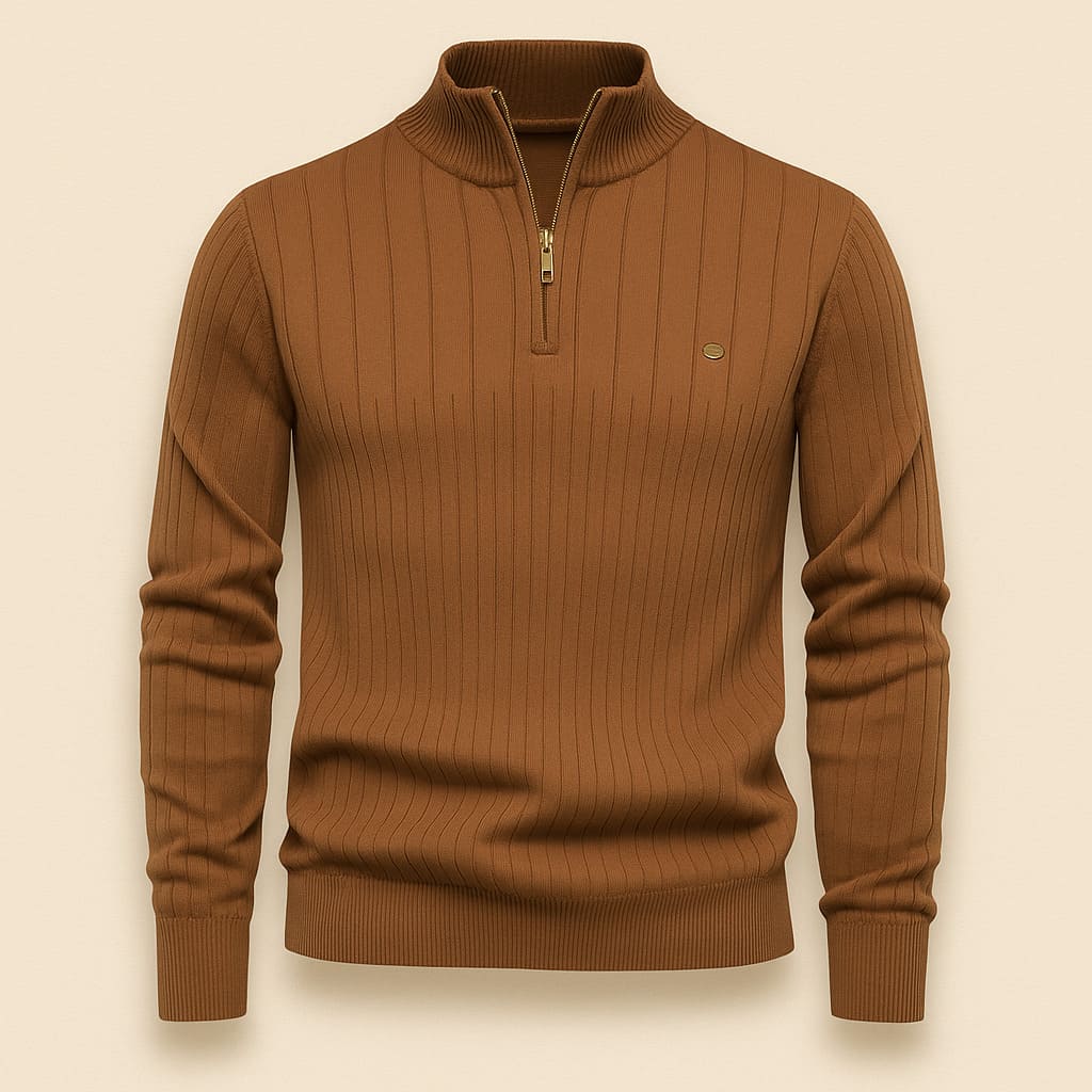 Aksel Half-Zip Knit Sweater