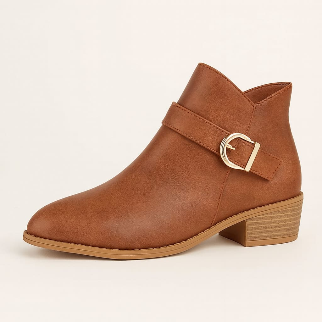 Arlena Side-Buckle Boots