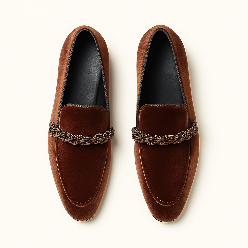 Arkel Velvet Loafers