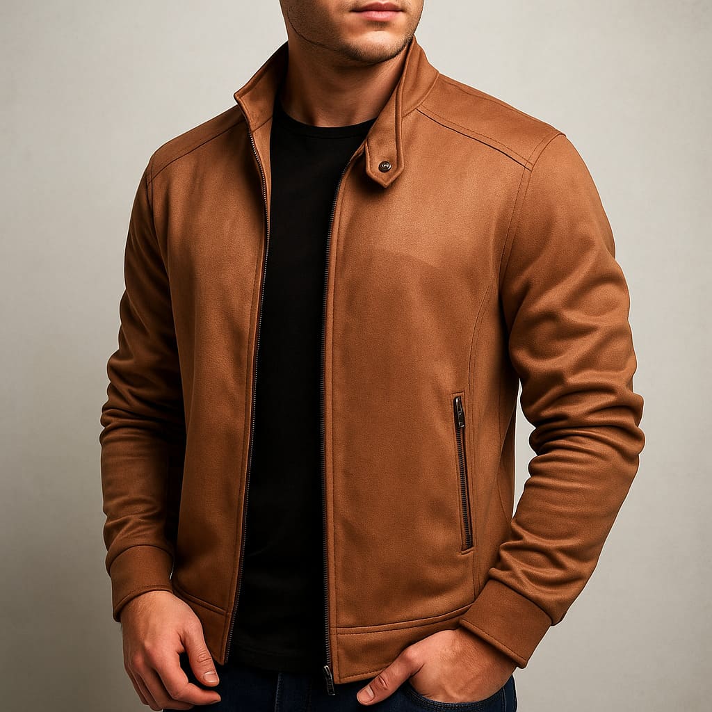 Langley Suede Zip Jacket
