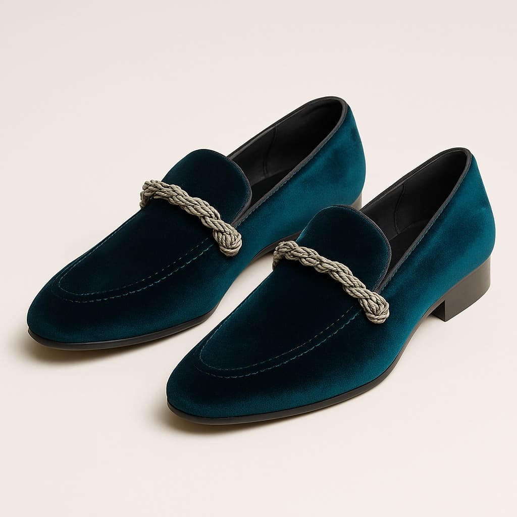 Arkel Velvet Loafers