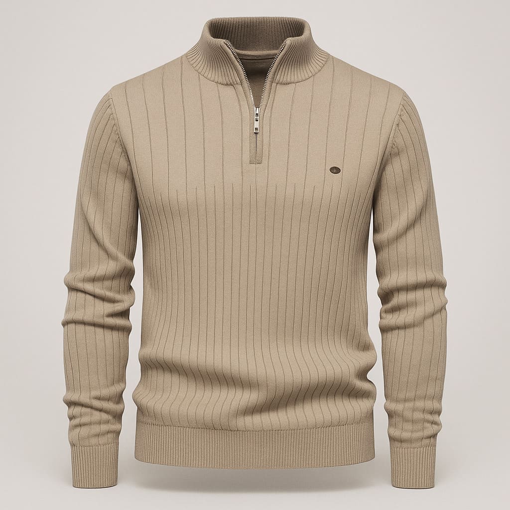 Aksel Half-Zip Knit Sweater